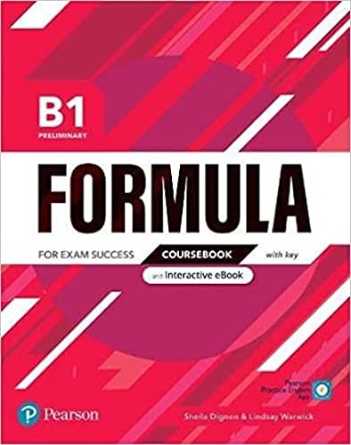 Посібник «Formula B1 Preliminary Student's Book with Key, Interactive eBook, Digital Resources and App (м'яка обкл.)