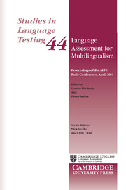 Посібник «Studies in Language Testing: Language Assessment for Multilingualism Paperback: Proceedings of the ALTE Paris Conference, April 2014 Series Number 44