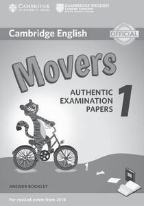 Посібник «Cambridge English Movers 1 for Revised Exam from 2018 Answer Booklet (тестовий зошит)