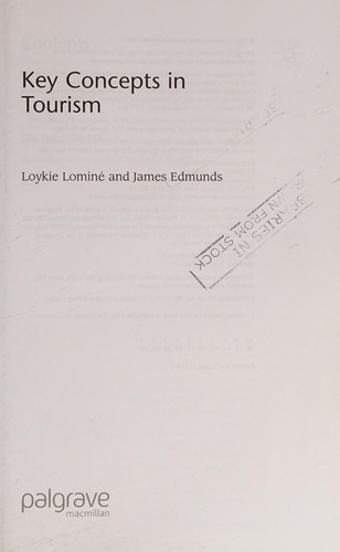 Key Concepts in Tourism