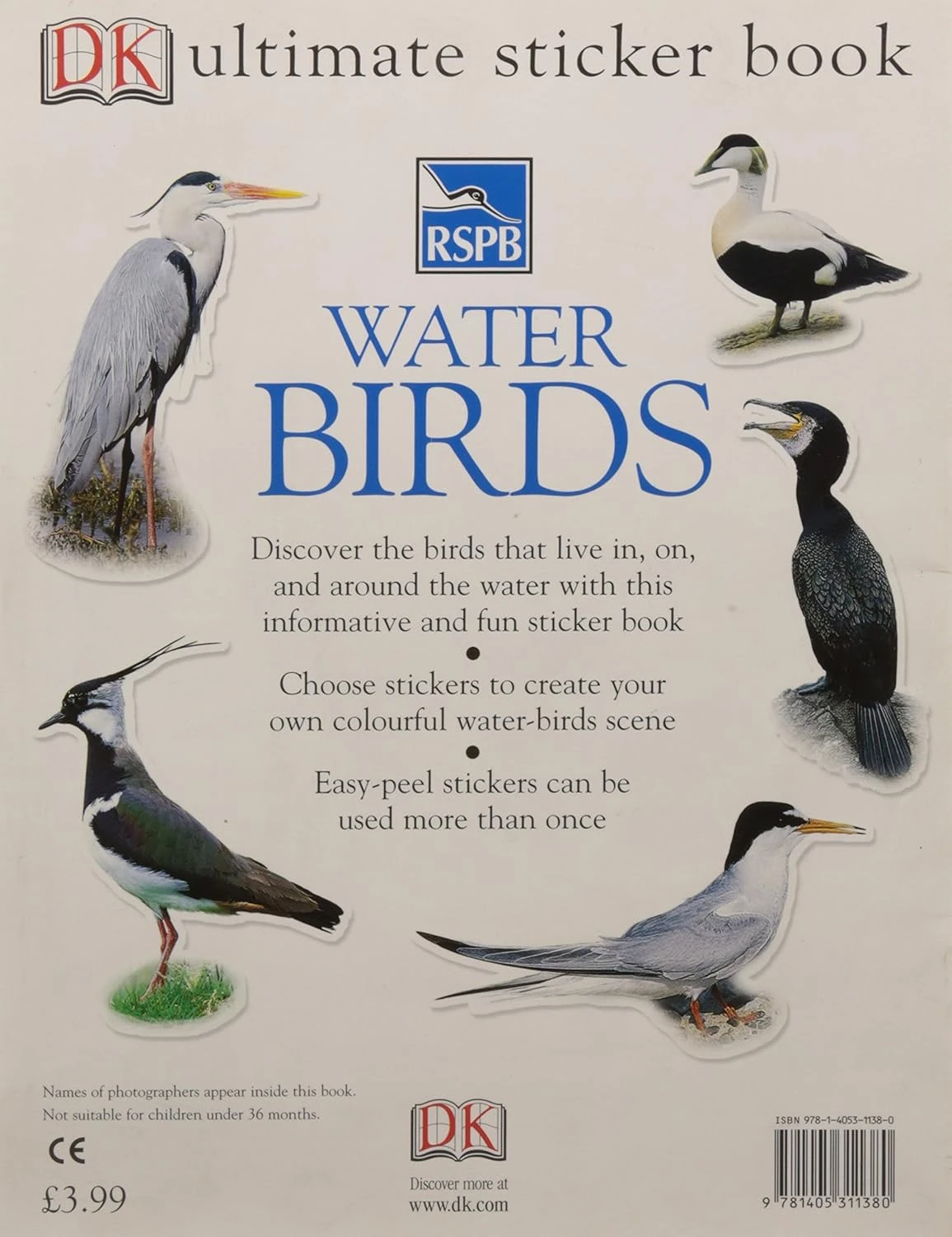 RSPB Water Birds. Ultimate Sticker Book