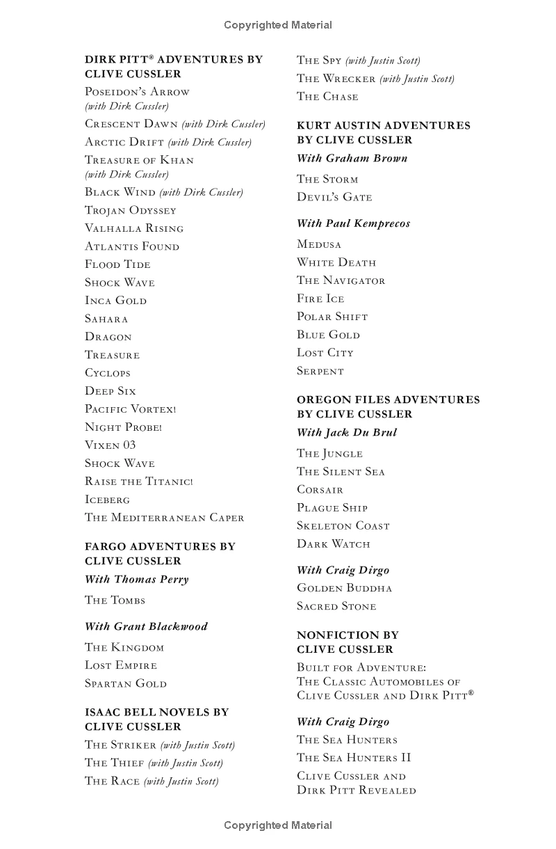 Zero Hour. NUMA Files #11