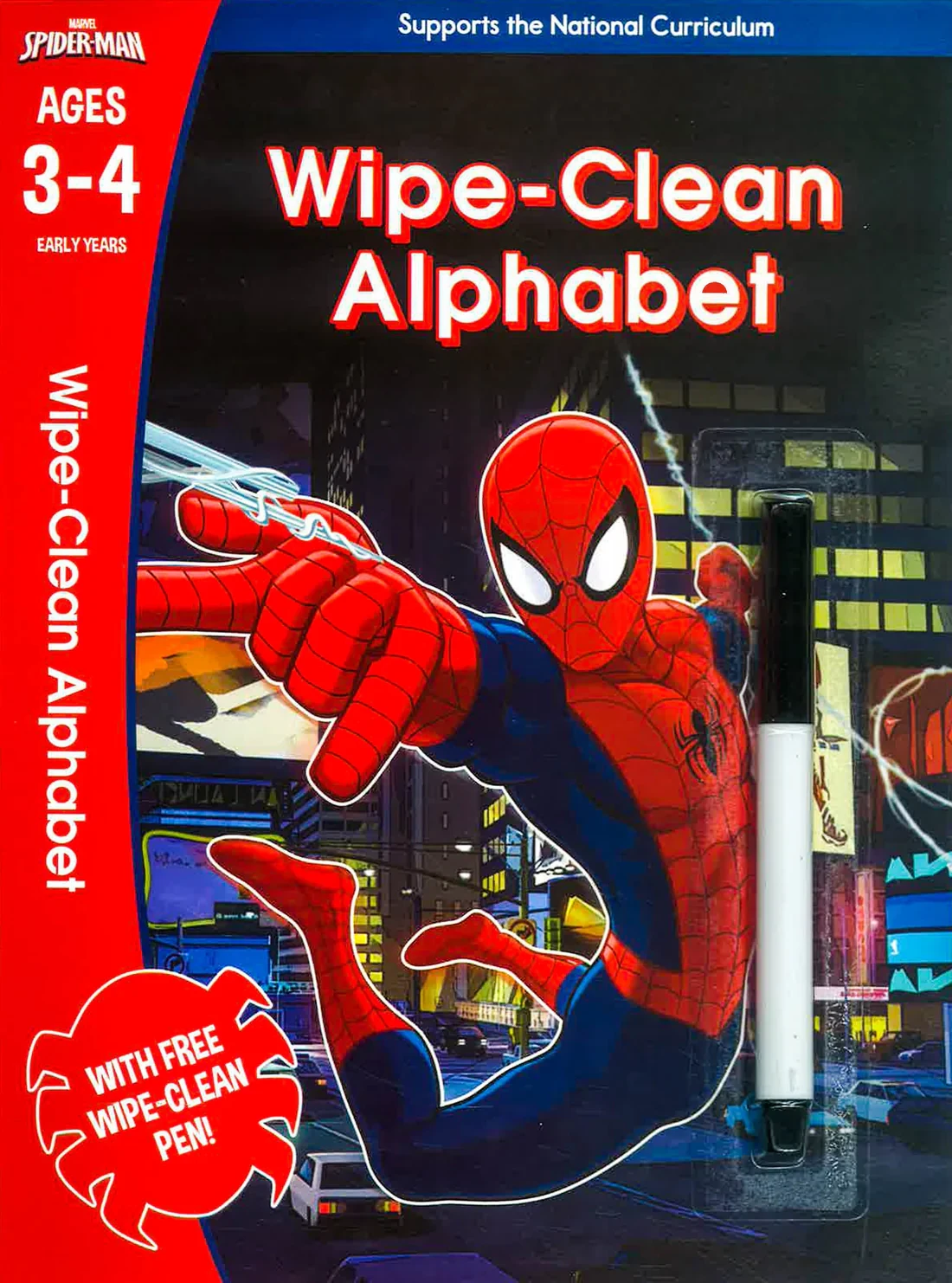 Spider-Man: Wipe-Clean Alphabet. Ages 3-4