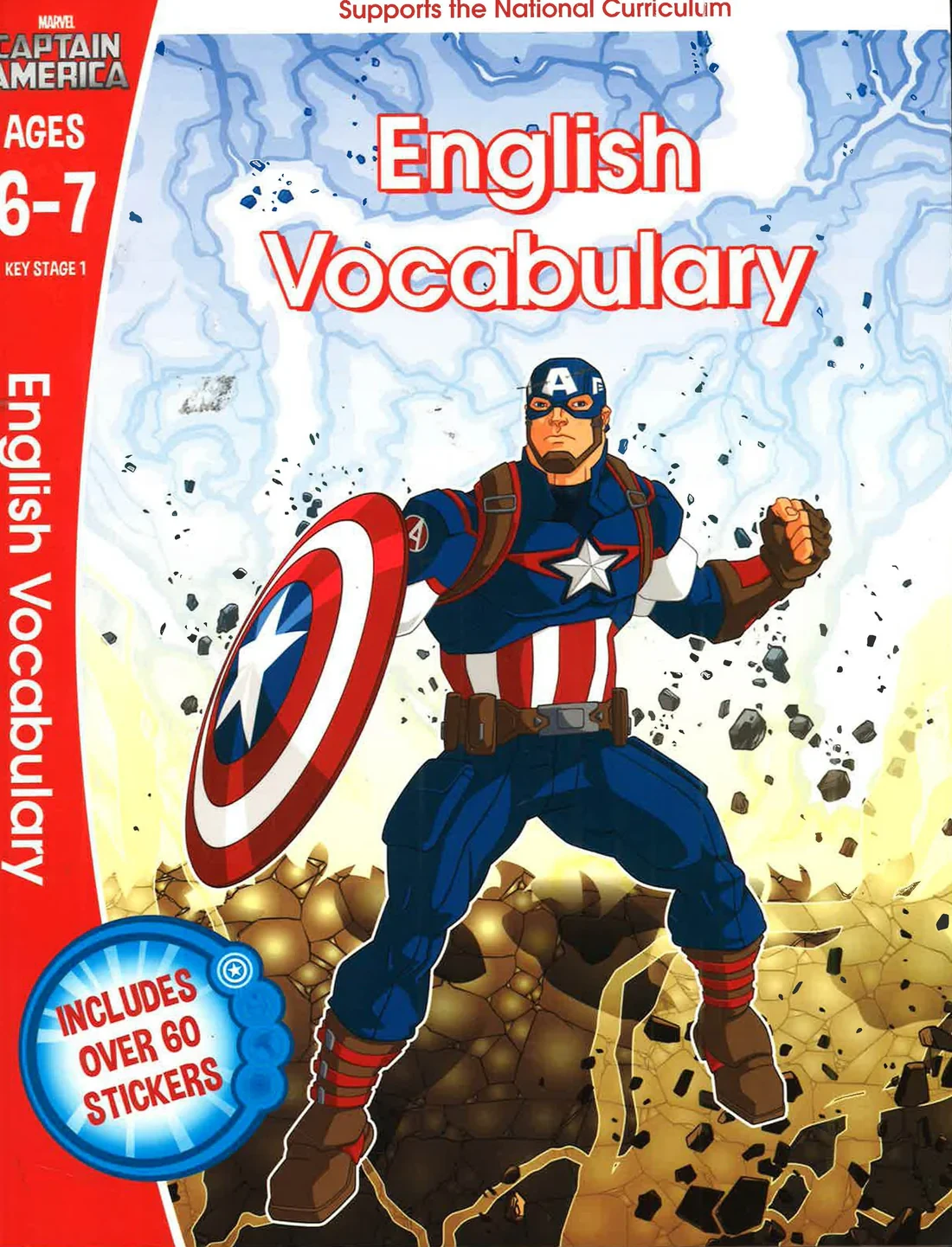 Captain America: English Vocabulary, Ages 6-7
