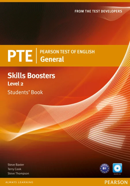 Посібник «PTE Test of English General Skills Booster 2 Student Book+CD (підручник)
