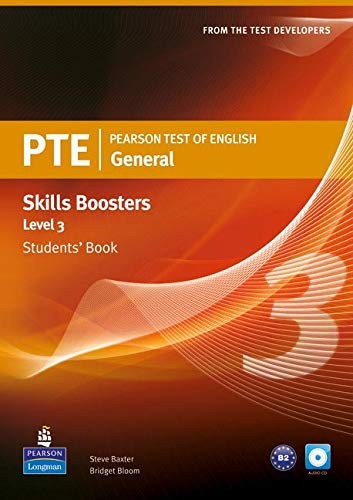 Посібник «PTE Test of English General Skills Booster 3 Student Book+CD (підручник)