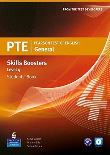 Посібник «PTE Test of English General Skills Booster 4 Student Book+CD (підручник)