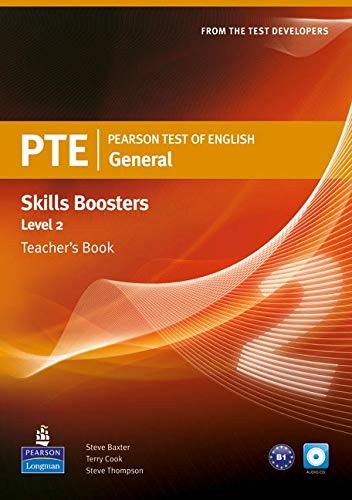 Посібник «PTE Test of English General Skills Booster 2 Teacher's Book+CD (книга вчителя)