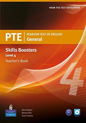 Посібник «PTE Test of English General Skills Booster 4 Teacher's Book+CD (книга вчителя)