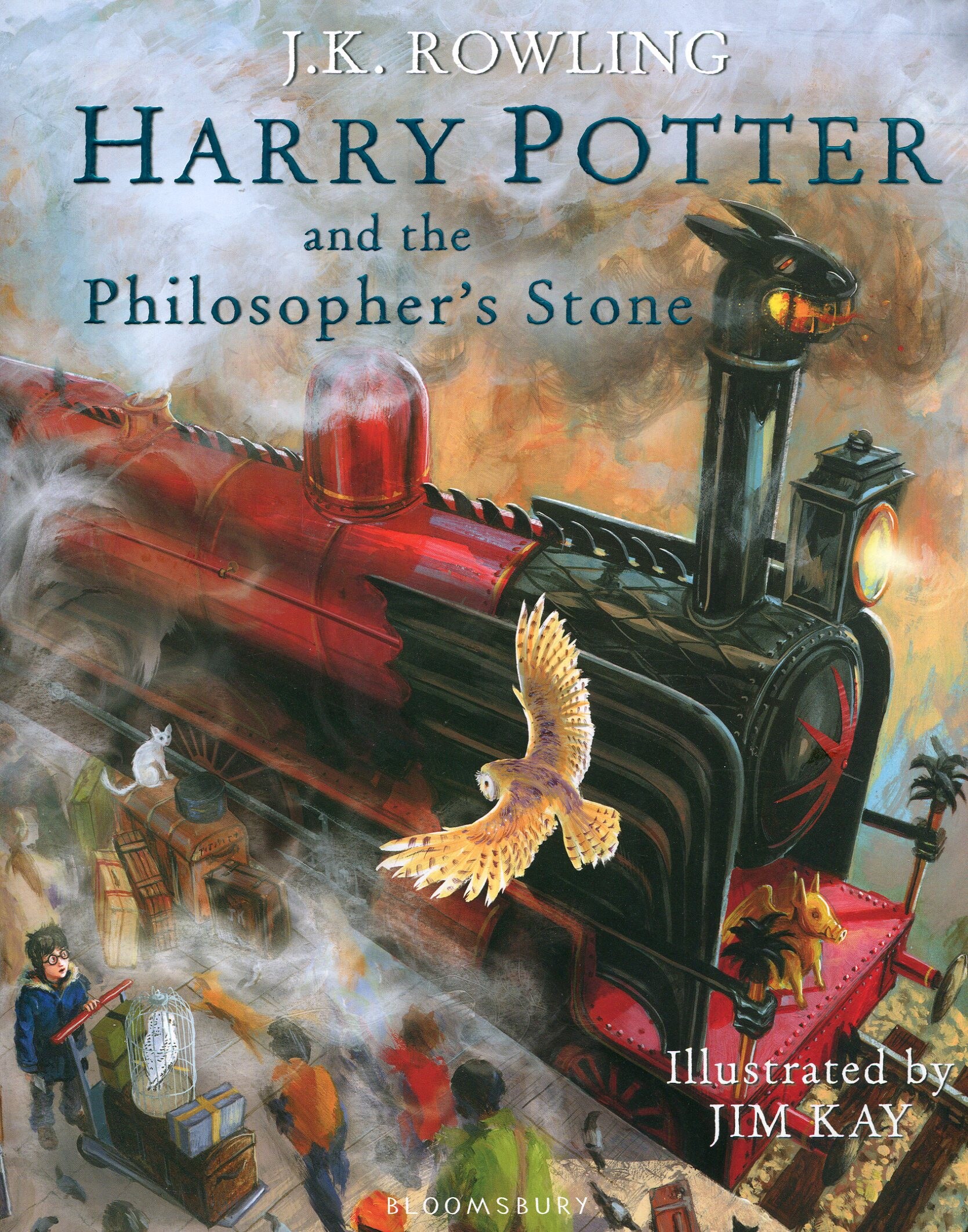 Harry Potter and the Philosopher's Stone (Illustrated Edition). The 1st book