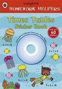 Посібник «Homework Helpers: Times Tables. Sticker Book with CD