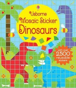 Mosaic Sticker. Dinosaurs