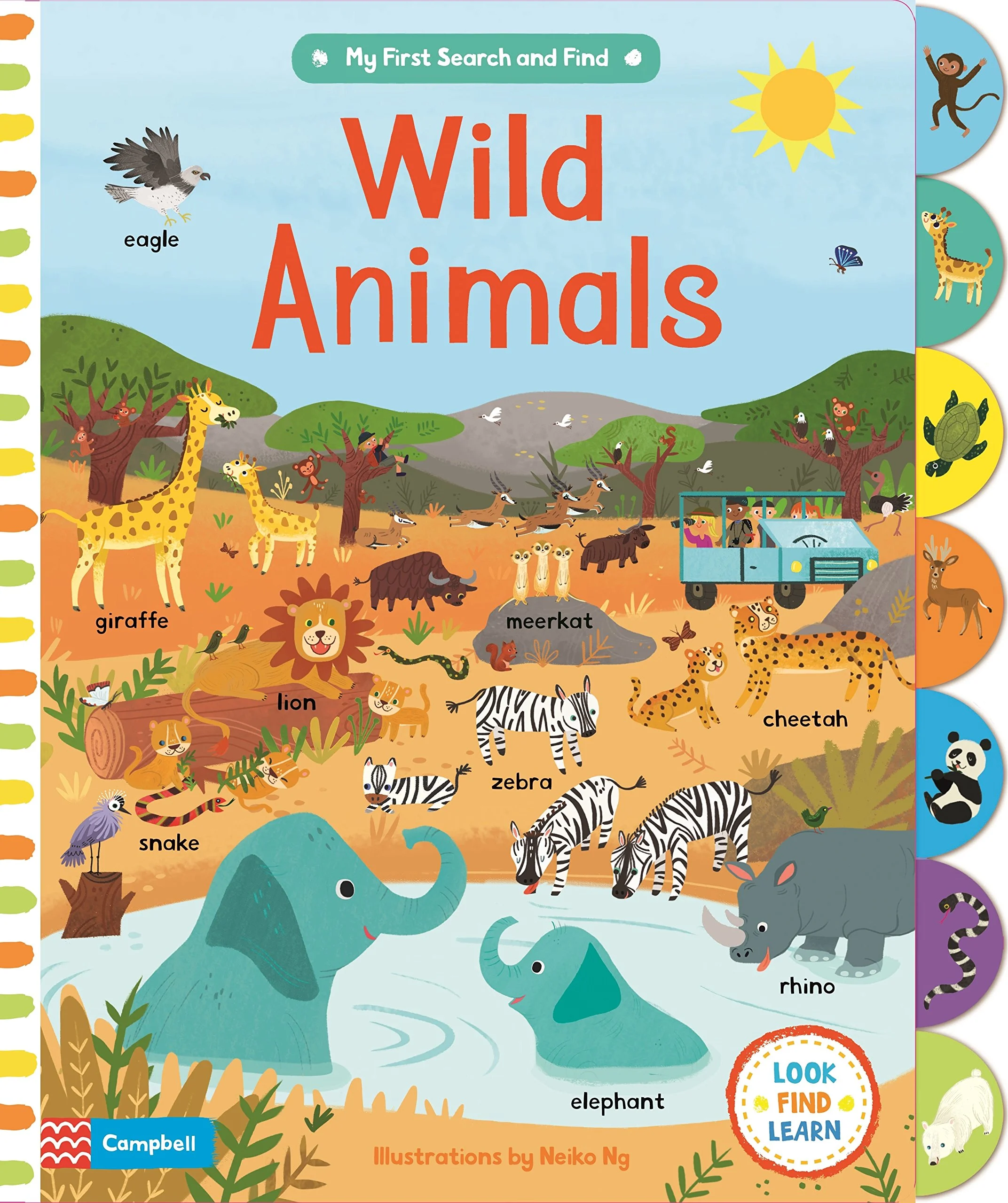 My First Search and Find: Wild Animals