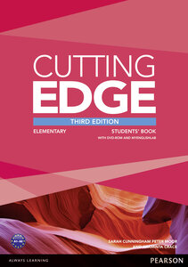 Посібник «Cutting Edge 3rd Edition Elementary Students' Book with DVD and MyEnglishLab (підручник)