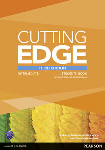 Посібник «Cutting Edge 3rd Edition Intermediate Students' Book with DVD + MyEnglishLab (підручник)