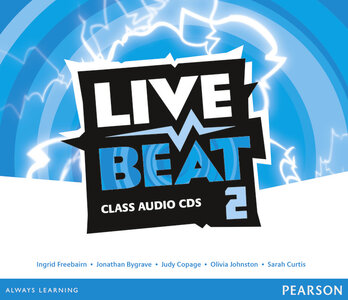 Посібник «Live Beat 2 Class Audio CD's (аудіодиск)