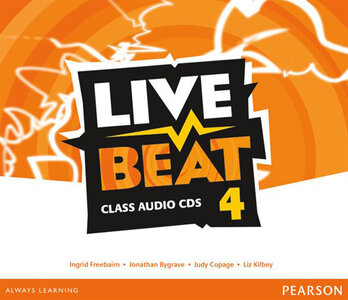 Посібник «Live Beat 4 Class Audio CD's (аудіодиск)