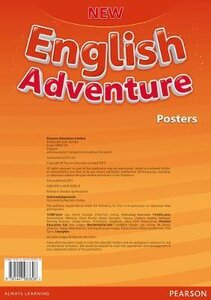 Посібник «New English Adventure 2 Posters (плакати)