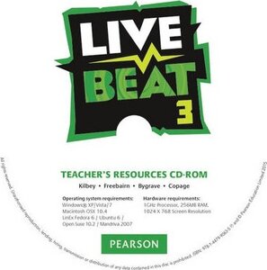 Посібник «Live Beat 3 Teacher's Resources CD-ROM (аудіодиск)