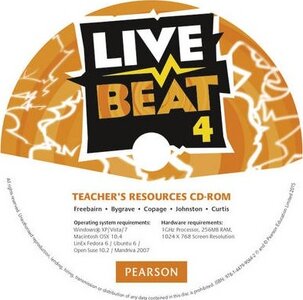 Посібник «Live Beat 4 Teacher's Resources CD-ROM (аудіодиск)