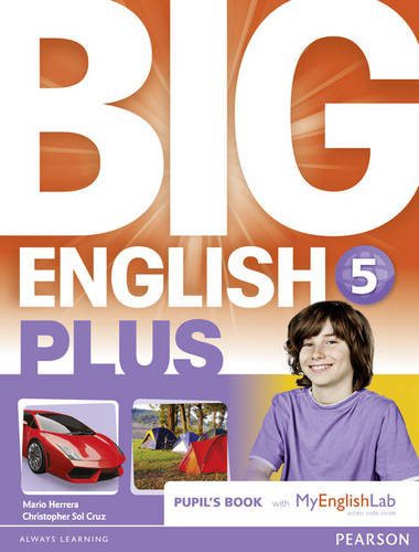 Посібник «Big English Plus Level 5 Student's Book with My English Lab Access Code Pack (підручник)