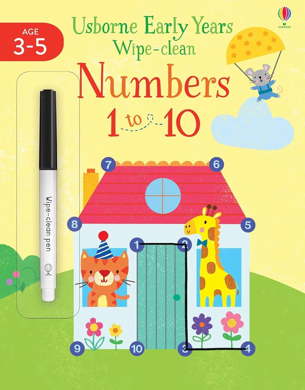 Numbers 1 to 10. Early Years Wipe-Clean