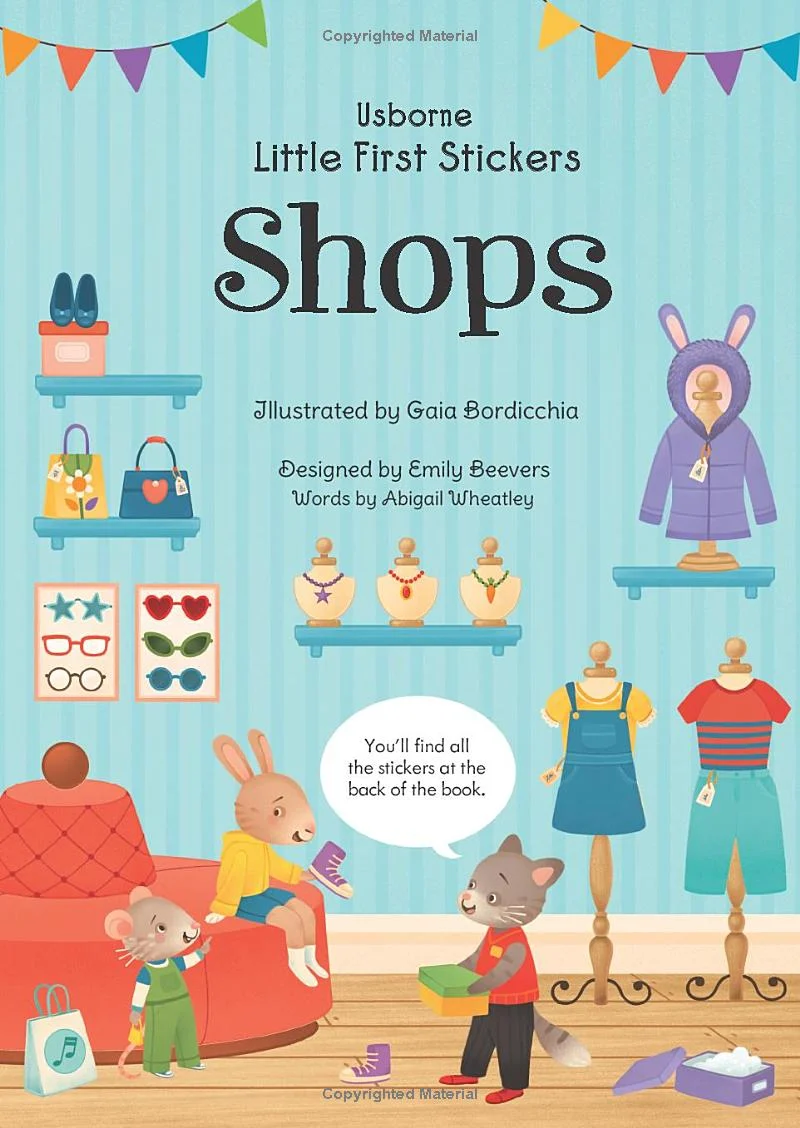 Shops. Little First Stickers