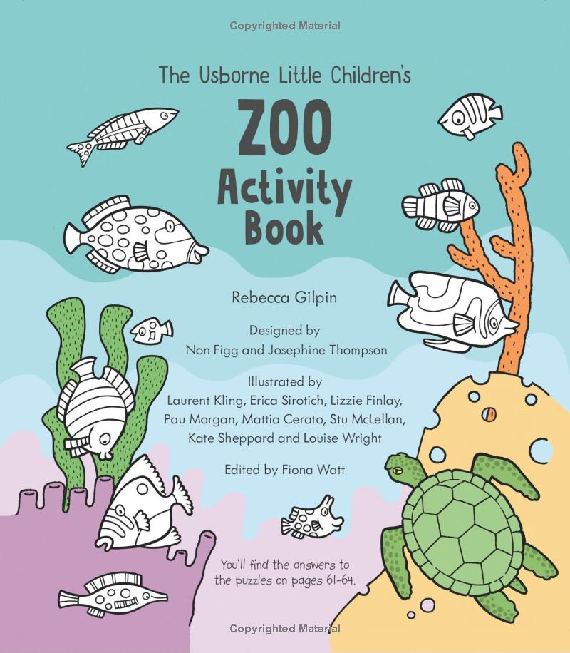 Little Children's Zoo Activity Book