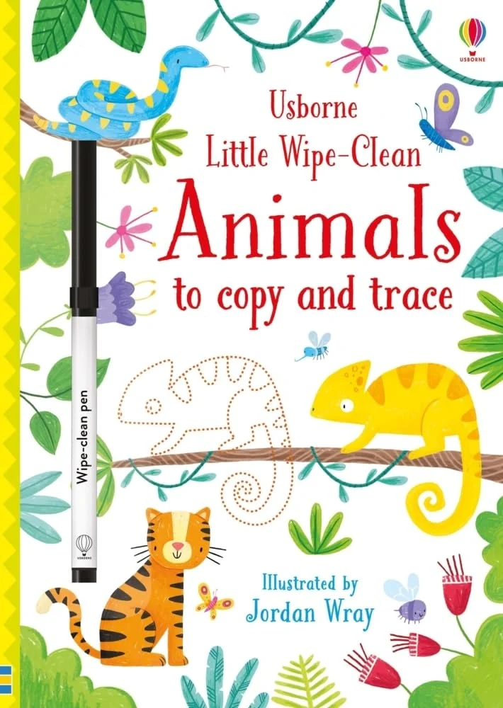 Animals to Copy and Trace. Little Wipe-Clean