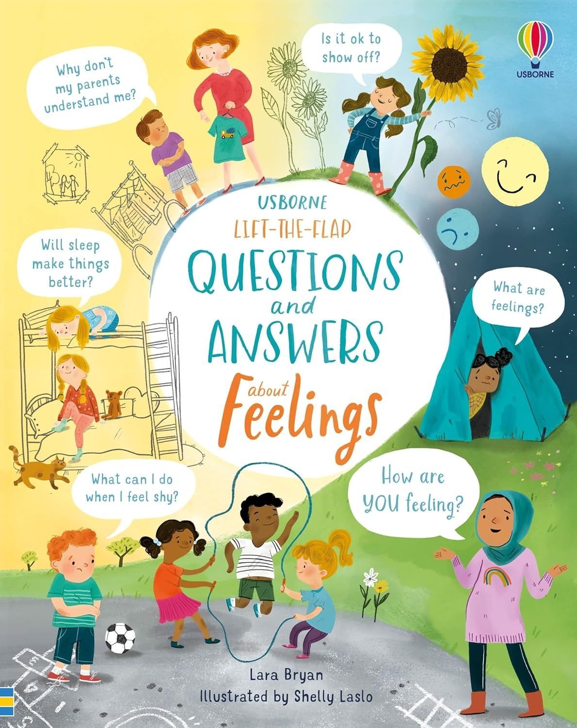 Lift-the-Flap Questions and Answers about Feelings. Лара Браян