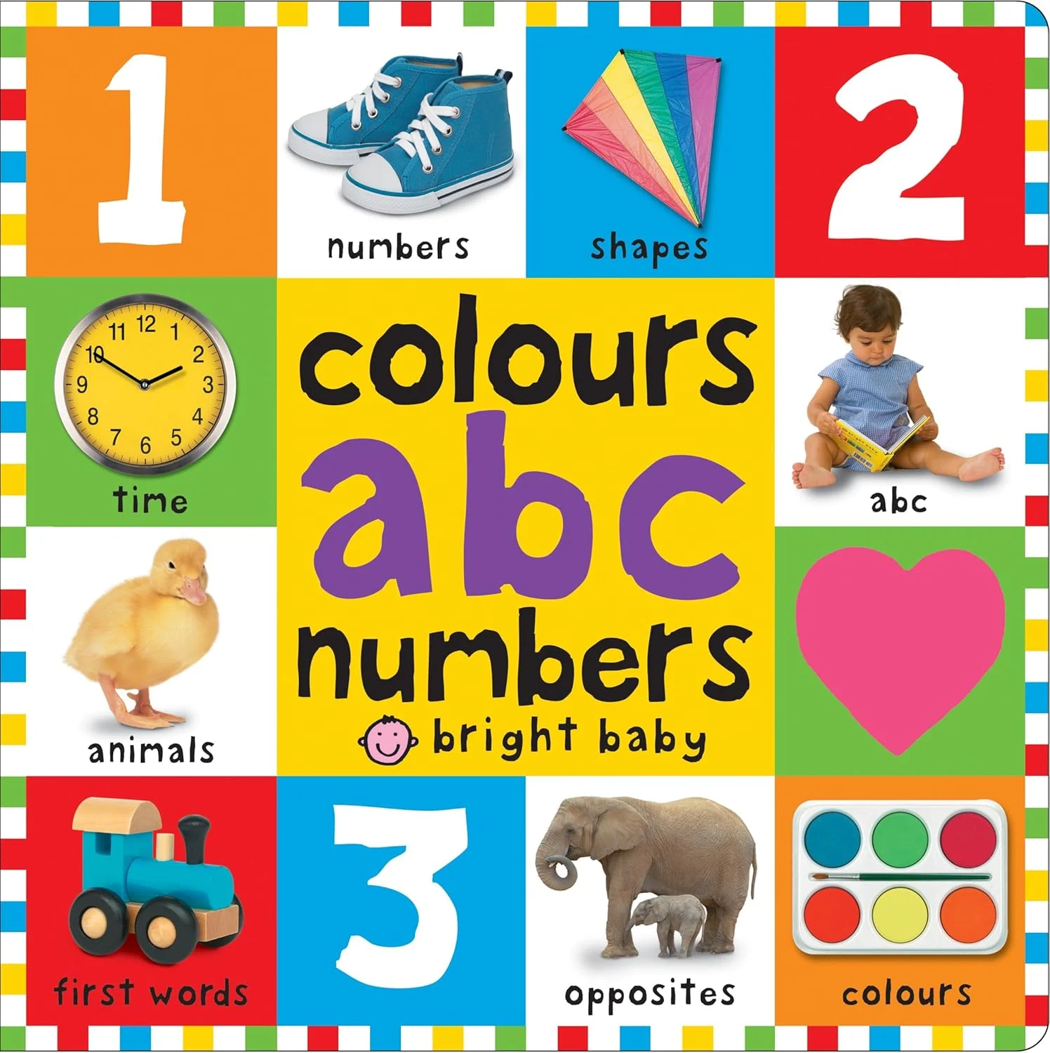 Colours ABC Numbers. First 100 Books