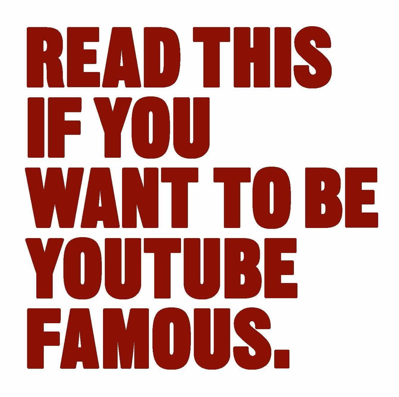 Read This if You Want to be Youtube Famous. Will Eagle