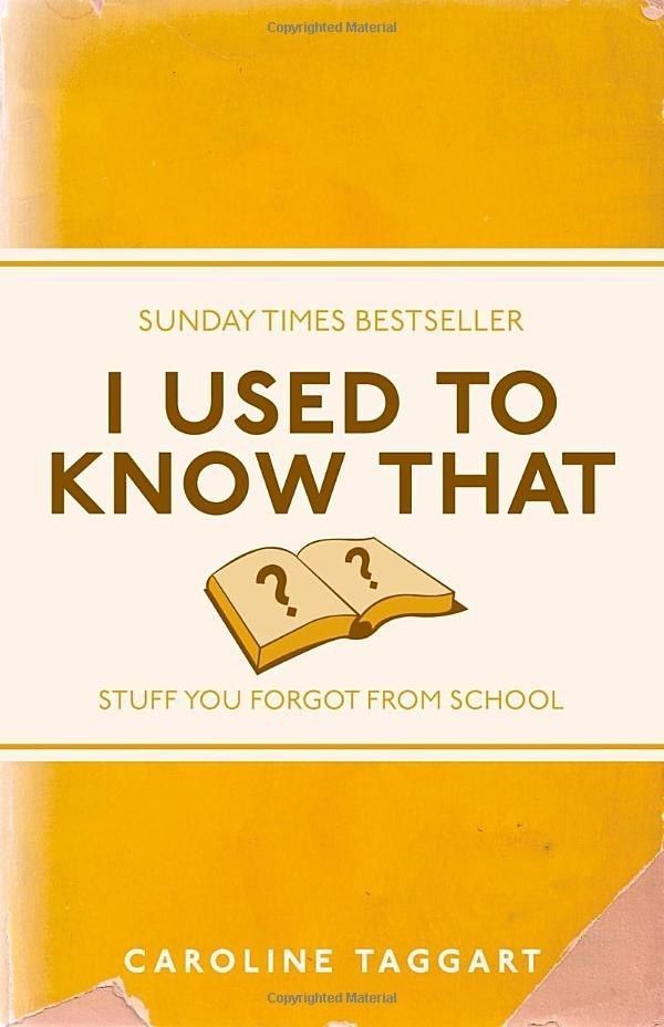 I Used to Know That: Stuff You Forgot from School. Caroline Taggart