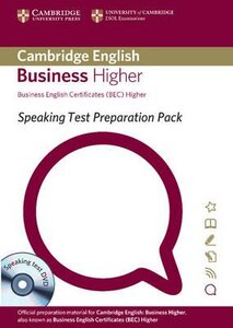 Підручник «Speaking Test Preparation Pack for BEC Higher: Paperback with DVD