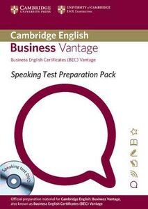Підручник «Speaking Test Preparation Pack for BEC Vantage: Paperback with DVD