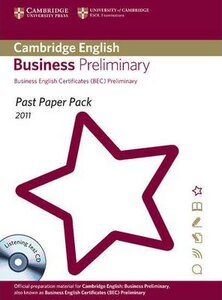 Посібник «Past Paper Pack for Cambridge English Business Preliminary 2011 Exam Papers and Teacher's Booklet with Audio CD