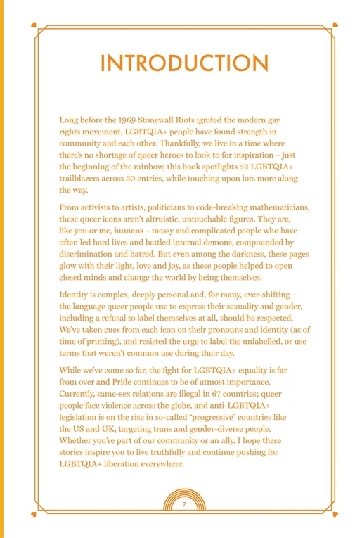 The Little Book of Pride Heroes. Icons of the LGBTQIA+ community