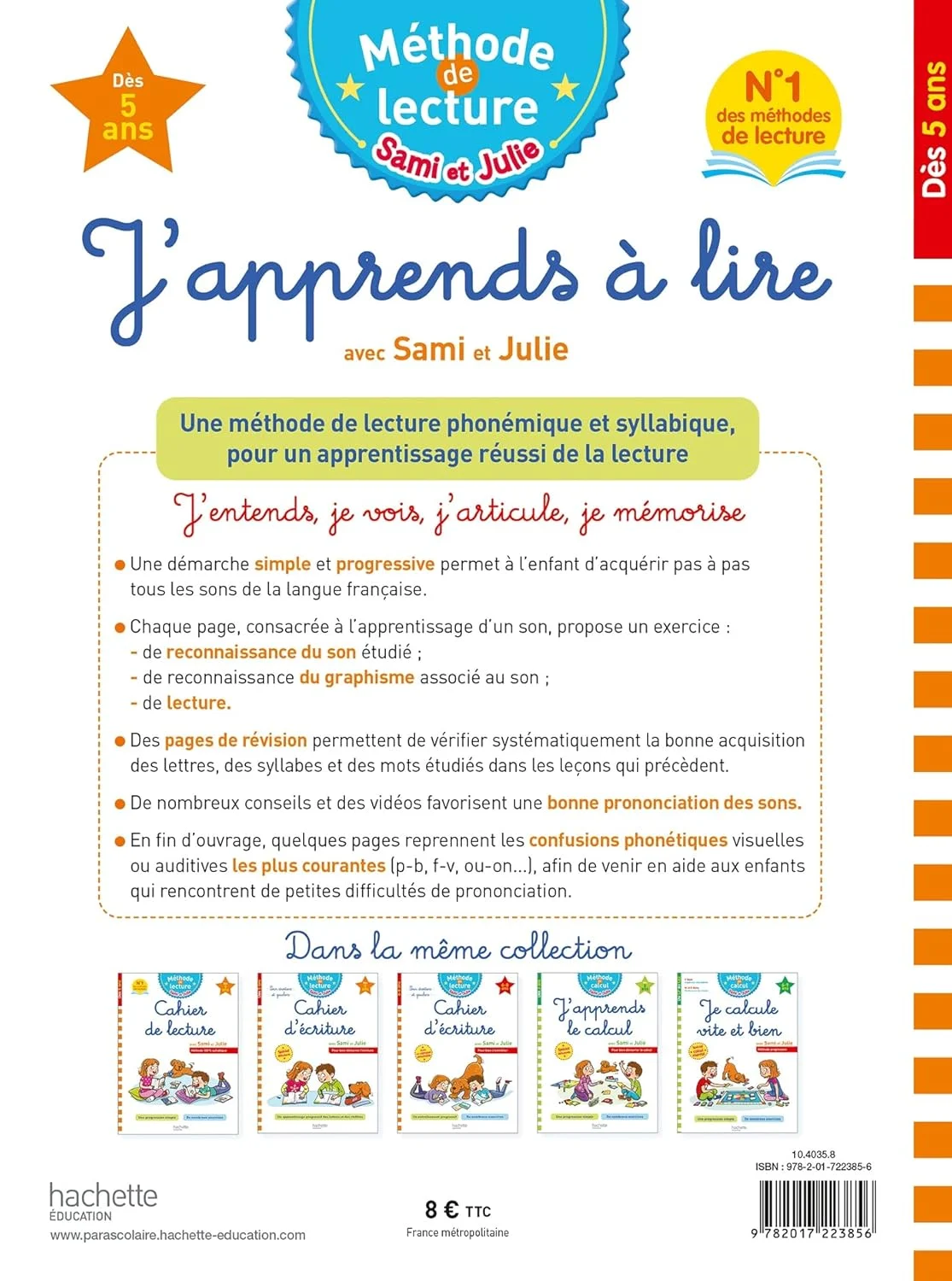 Sami et Julie J'apprends à lire Dès 5 ans: Méthode 100% syllabique