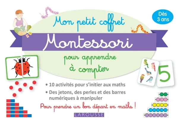 Mon petit coffret Montessori pour apprendre а compter