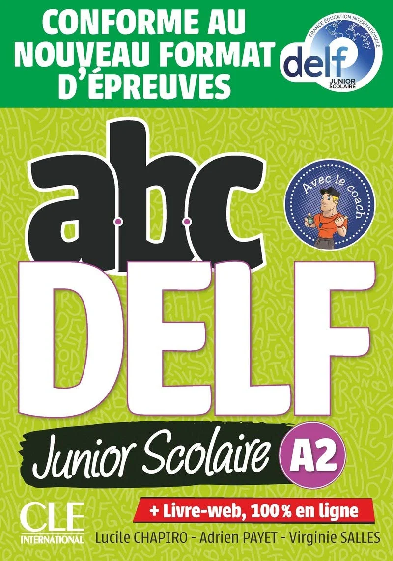 Посібник «ABC DELF Junior scolaire 2021 dition A2 Livre + DVD + Livre-web