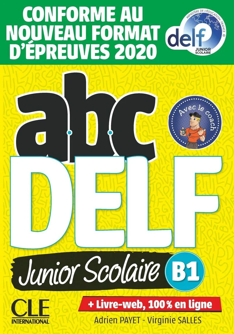 Посібник «ABC DELF Junior scolaire 2021 dition B1 Livre + DVD + Livre-web
