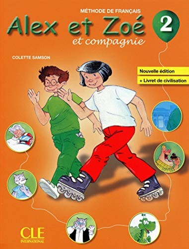 Посібник «Alex et Zoe Nouvelle 2 Livre de L'eleve + Livret de civilisation (підручник+аудіодиск)