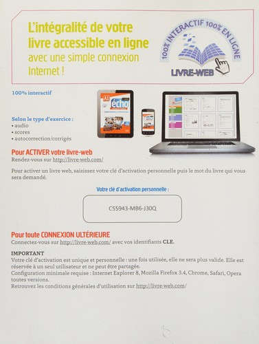 Робочий зошит «Echo 2e edition A1. Cahier d'exercices + CD audio + livre-web