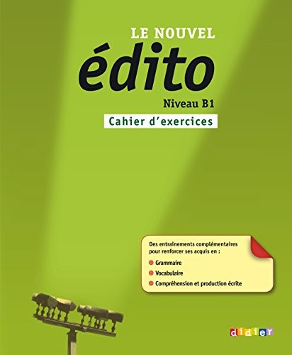 Робочий зошит «Edito B1. Cahier d'exercices + CD mp3