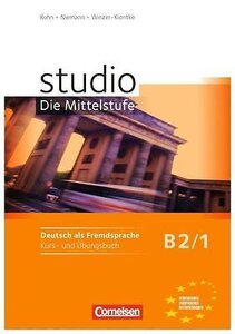 Комплект книг «Studio d B2/1. Kurs- und Ubungsbuch mit CD (підручник+роб.зошит+аудіодиск)