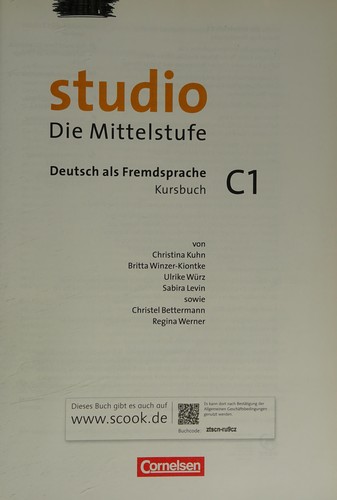 Підручник «Studio d C1 Die Mittelstufe. Kursbuch