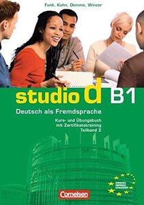 Комплект книг «Studio d B1/2. Kurs- und Ubungsbuch mit CD. Розділи 6-10 (підручник+роб.зошит+аудіодиск)
