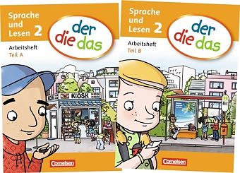 Робочий зошит «Der die das 2. Arbeitsheft Sprache Teil A und B im Paket (2 роб.зошити +абетка)
