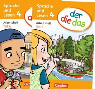 Посібник «Der die das - Arbeitsheft Sprache Teil A und B im Paket 4