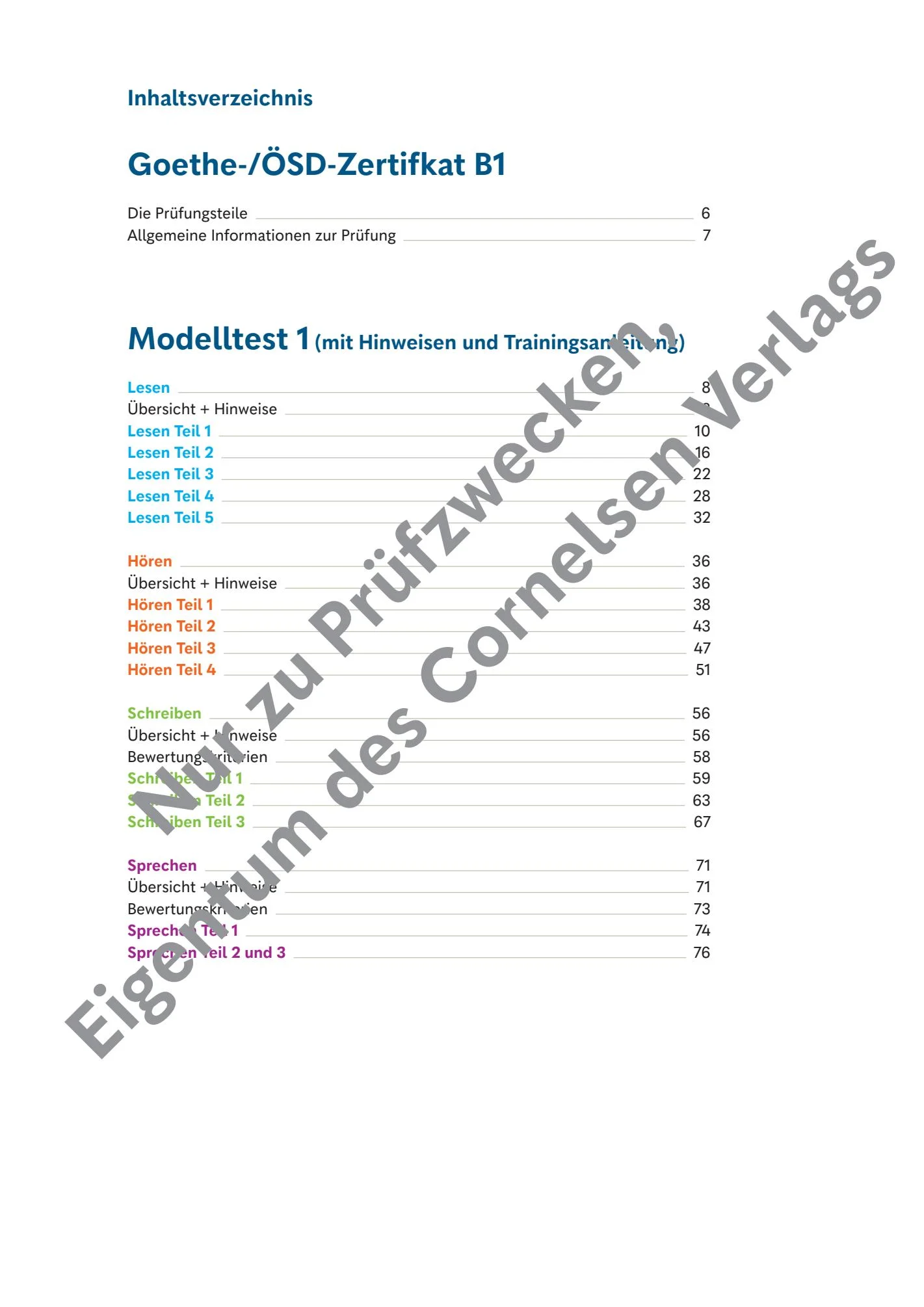 Prufungstraining DaF: Goethe-ÖSD-Zertifikat B1. Neue Ausgabe